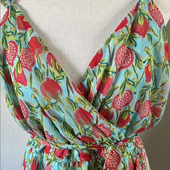 LC Lauren Conrad Pomegranate Print Dress - Picture 2 of 8